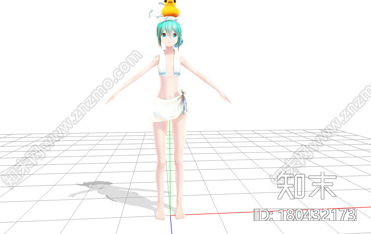 初音未来YYBmmd模型下载【ID:180432173】