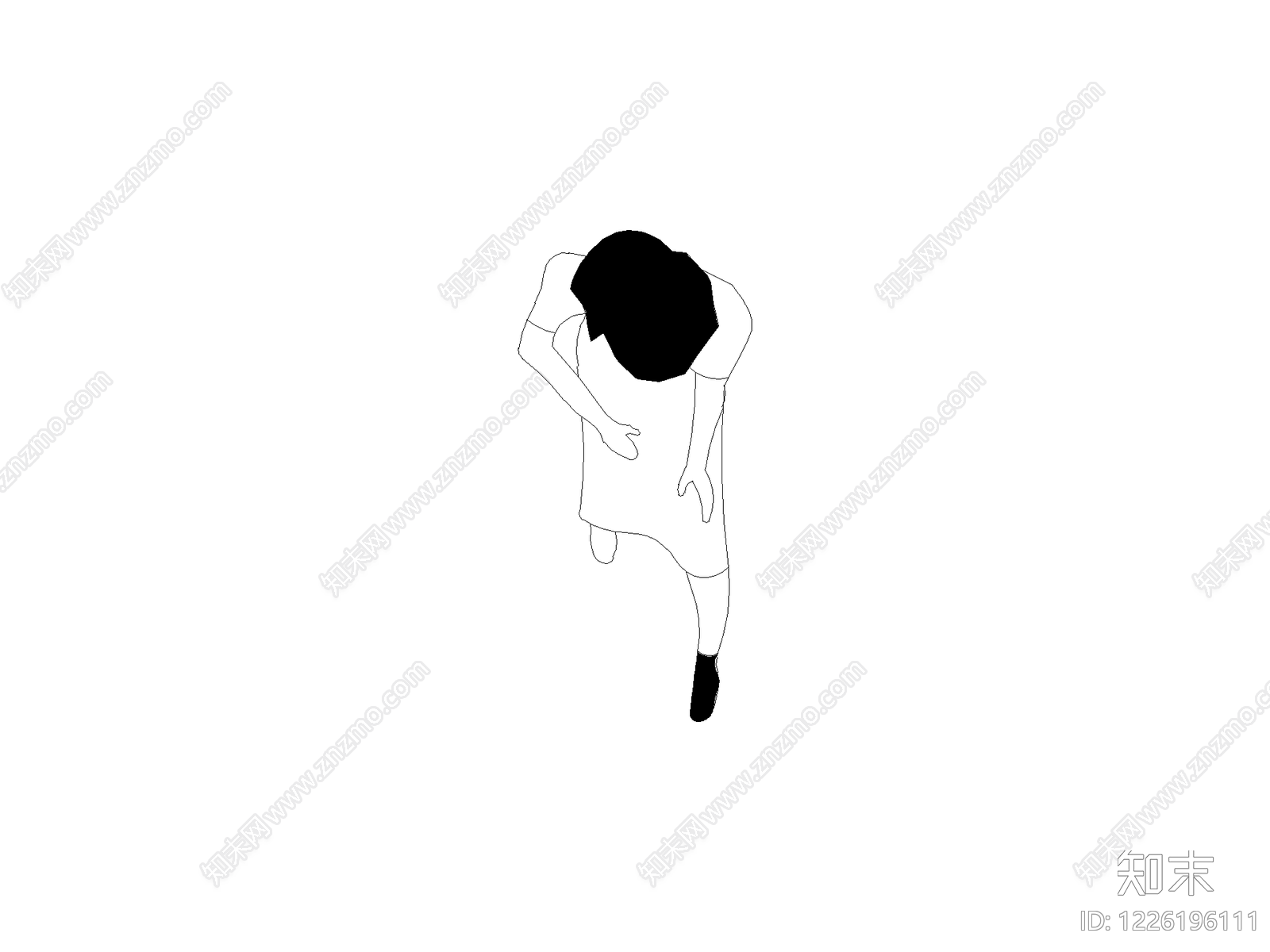 剪影图库CAD图纸
