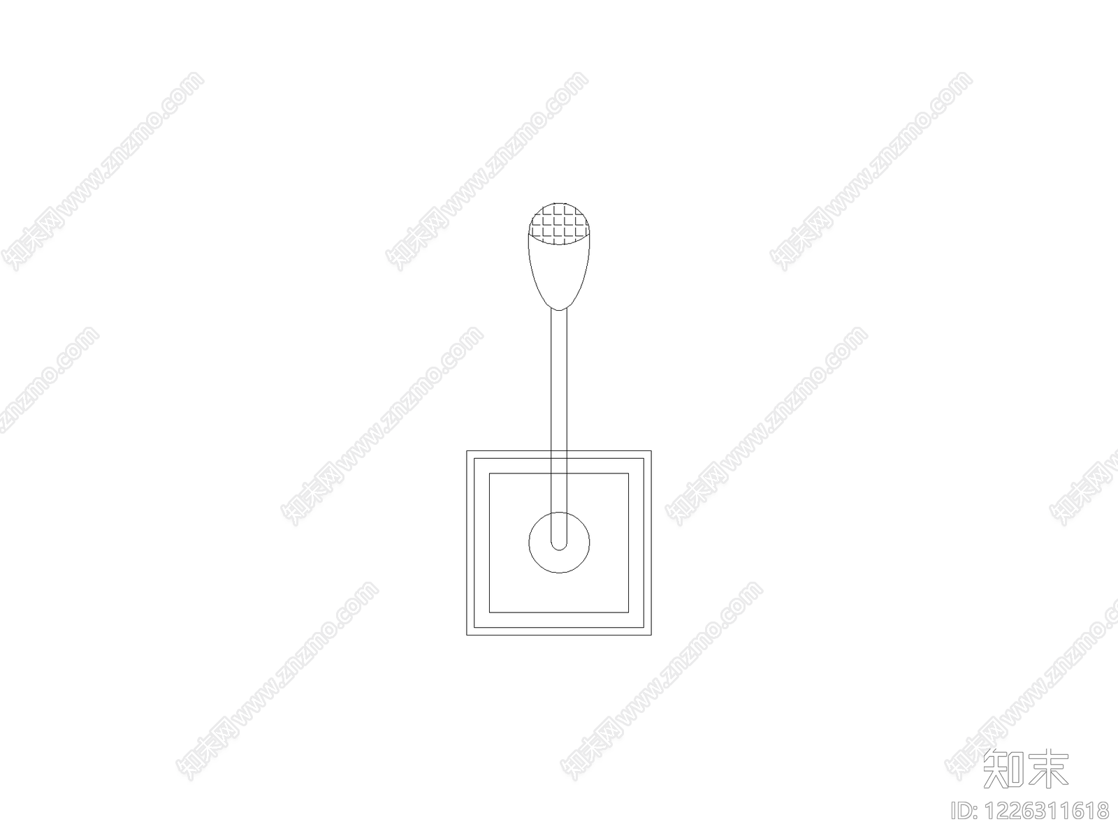 开关插座cad施工图下载【ID:1226311618】