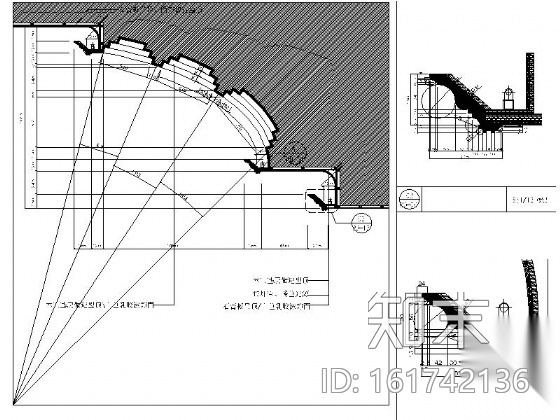 [浙江]某欧式售楼厅室内装修图cad施工图下载【ID:161742136】