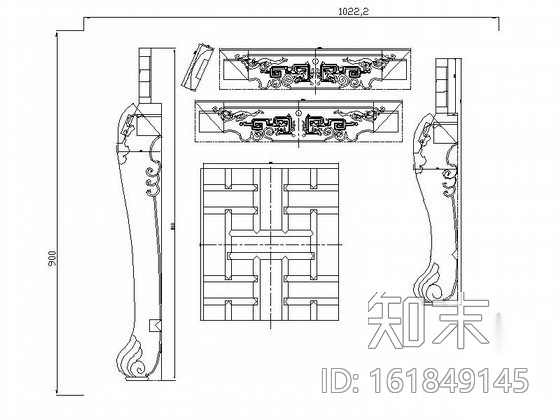 清式沙发十三件套图块cad施工图下载【ID:161849145】