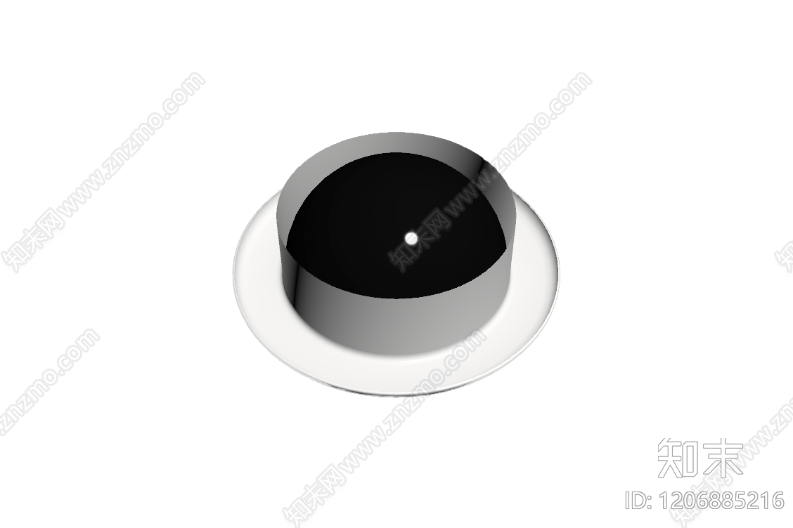 圆形双层台灯3D模型下载【ID:1206885216】
