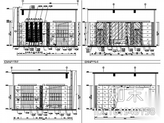 [河北]某五星级豪华酒店首层室内装修施工图（含效果）cad施工图下载【ID:161949158】