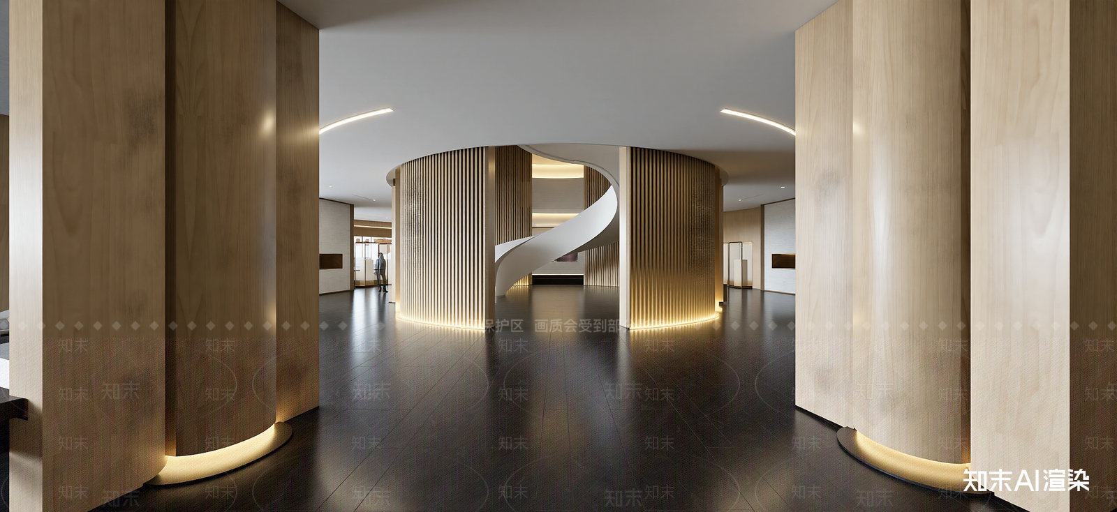 现代企业文化展厅SU模型下载【ID:1222256055】