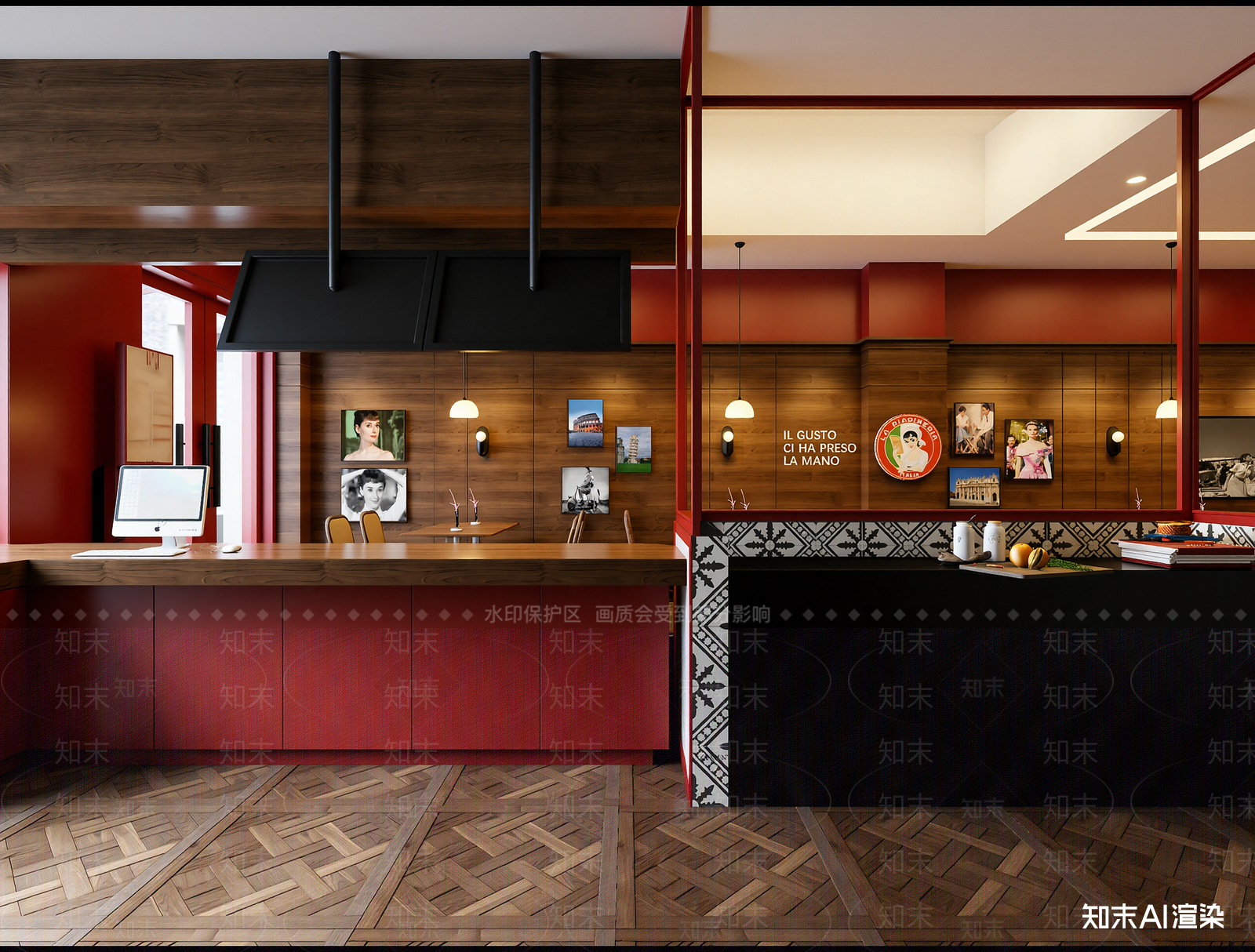 咖啡厅3D模型下载【ID:1214433744】