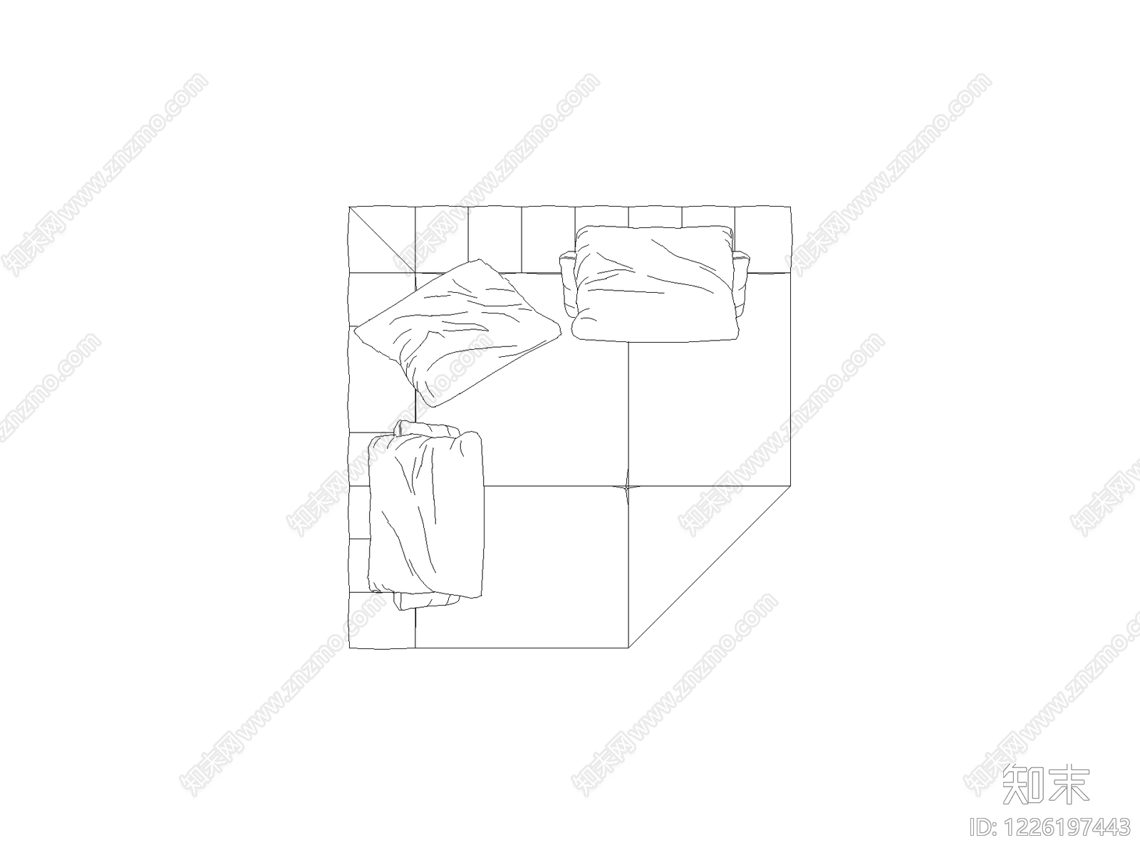 床CAD图纸
