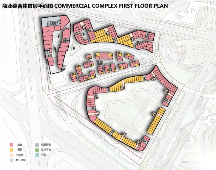 [深圳]恒大坪山新城商业文化中心设计方案cad施工图下载【ID:166552133】