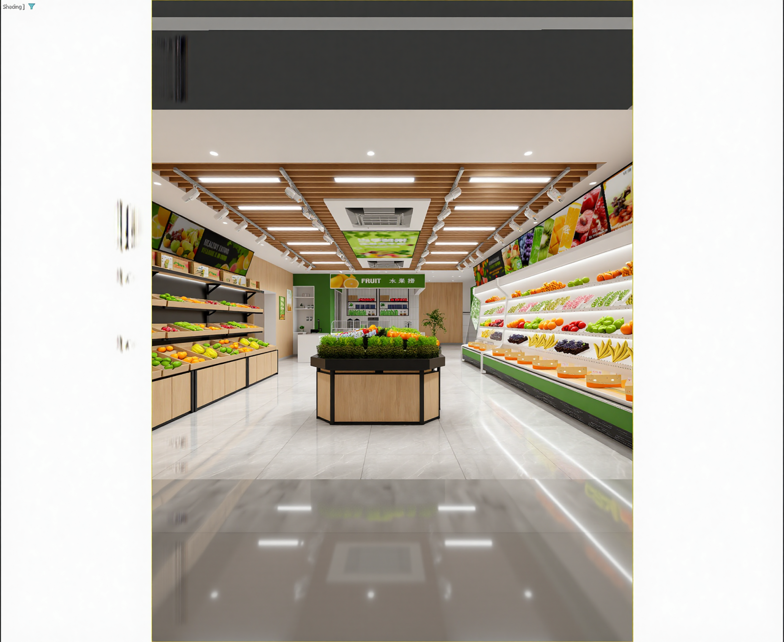 现代超市3D模型下载【ID:1215003154】