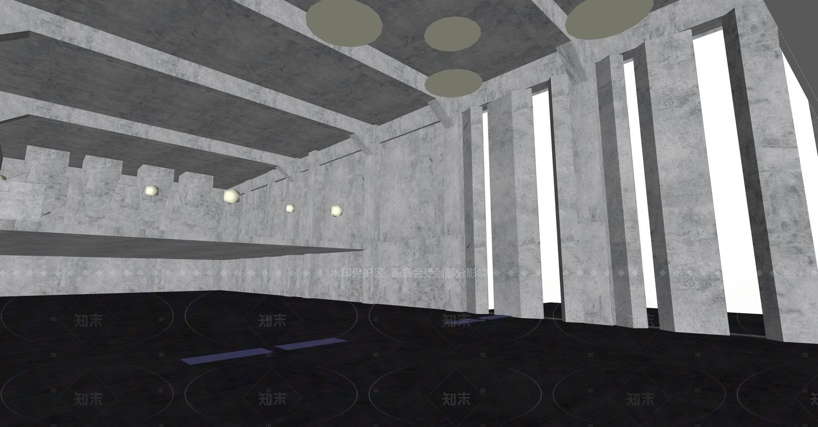 现代其他文化空间SU模型下载【ID:1215940090】