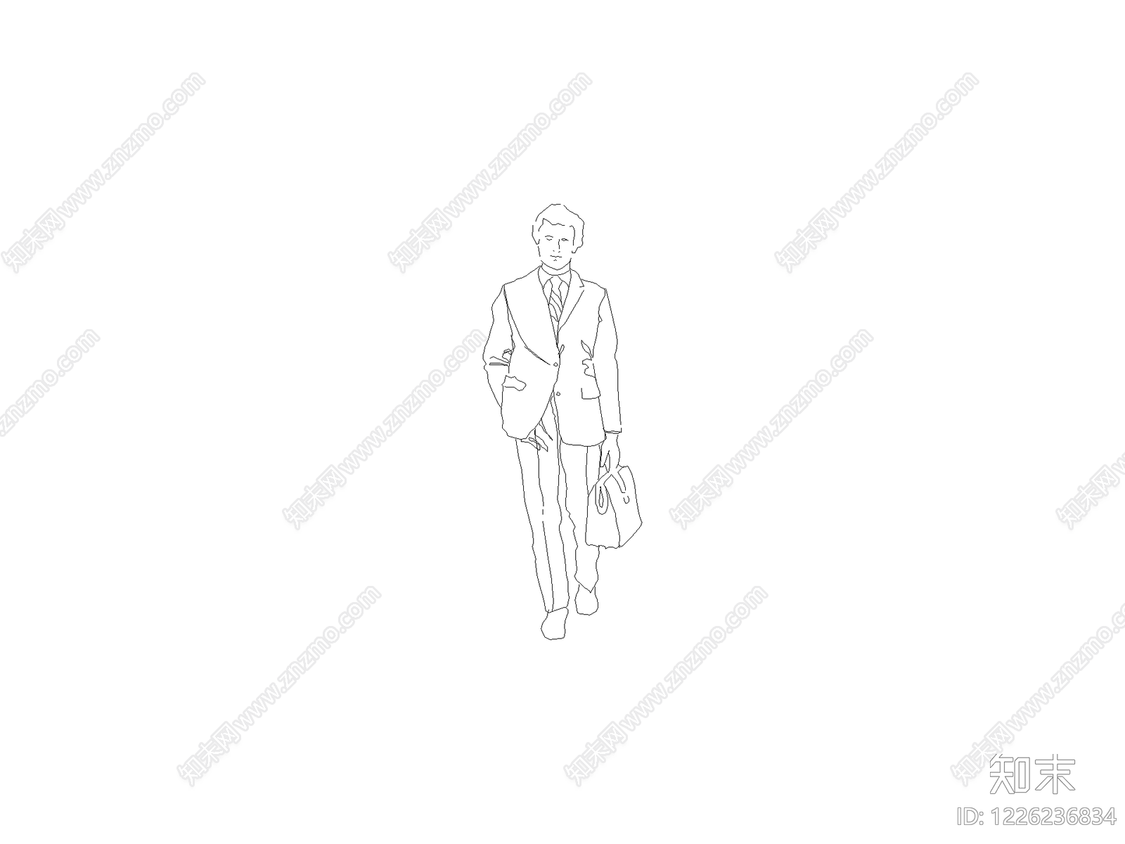 人物cad施工图下载【ID:1226236834】
