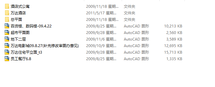 超高层万达商业知名建筑图纸cad施工图下载【ID:151641183】