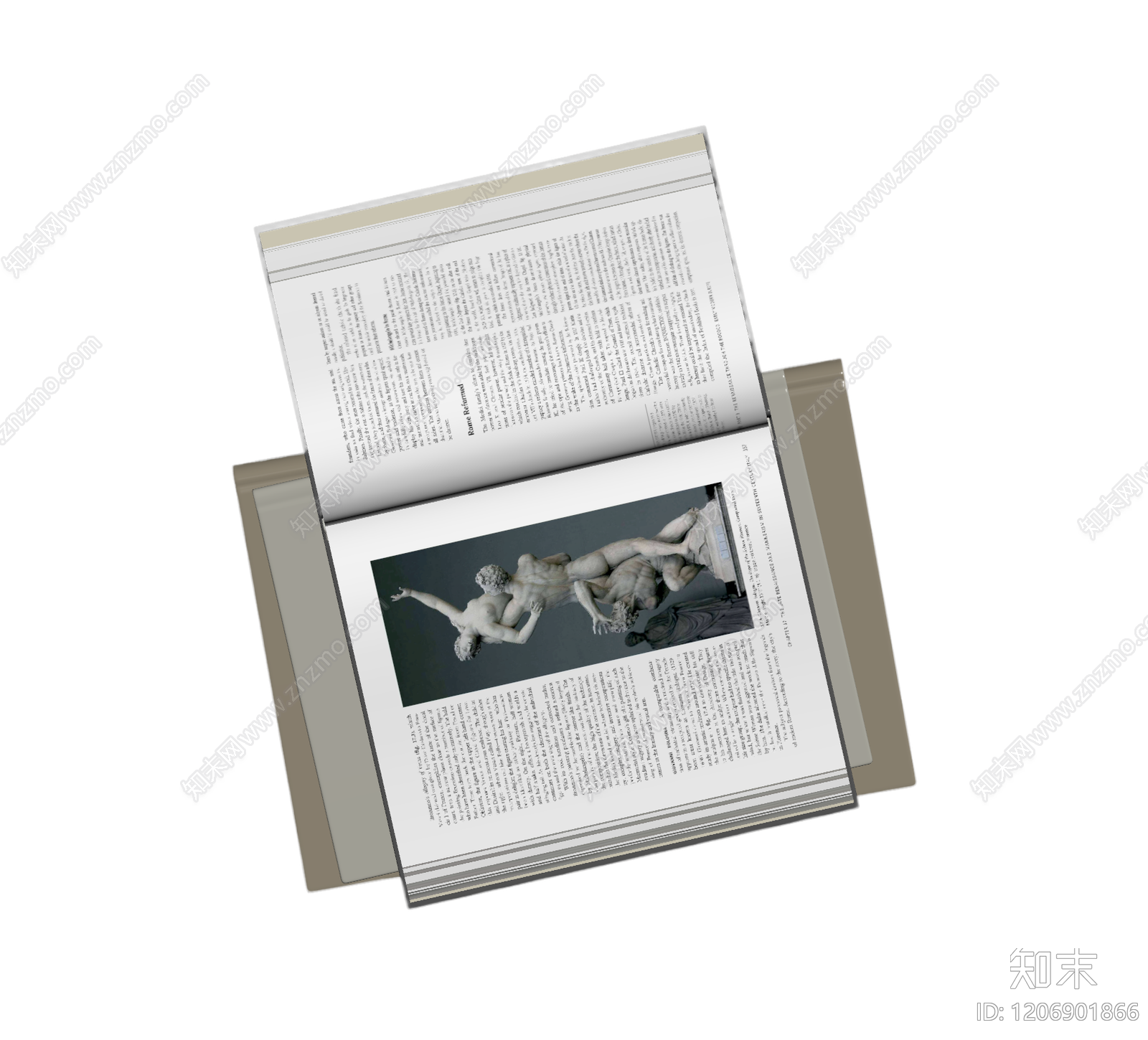 堆叠书籍组合3D模型下载【ID:1206901866】