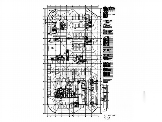 [广东]39层现代风格商业综合体及单体建筑设计施工图cad施工图下载【ID:166707102】