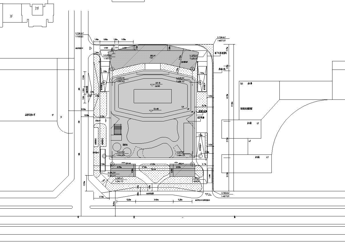 [陕西]西安竹园企业总部大楼建筑施工图设计（CAD）施工图下载【ID:149945137】