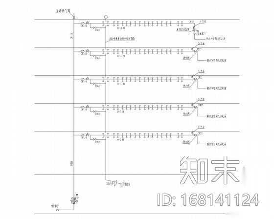 [上海]某银行大楼给排水施工图纸cad施工图下载【ID:168141124】