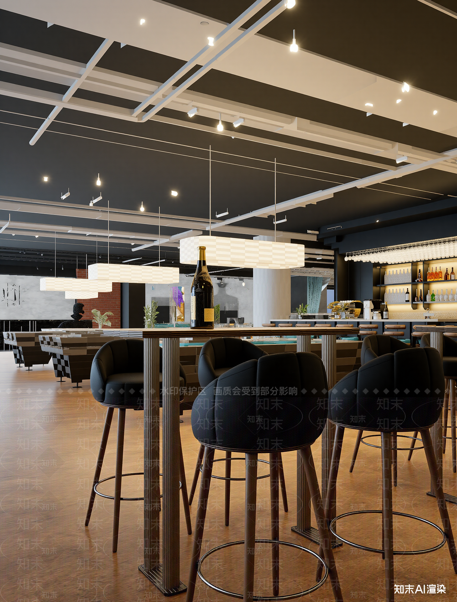 复古酒吧3D模型下载【ID:1214717286】