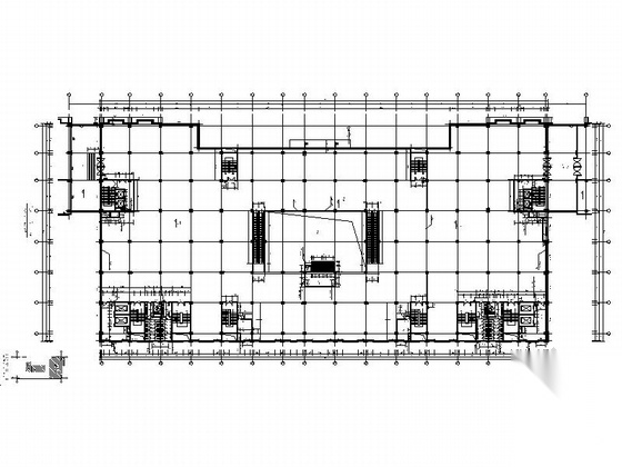 [成都]现代多层幕墙式商业建筑施工图cad施工图下载【ID:168303141】