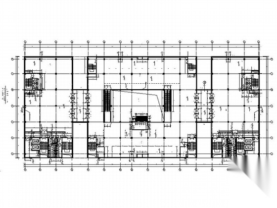 [成都]现代多层幕墙式商业建筑施工图cad施工图下载【ID:168303141】