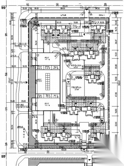 [成都]现代多层幕墙式商业建筑施工图cad施工图下载【ID:168303141】