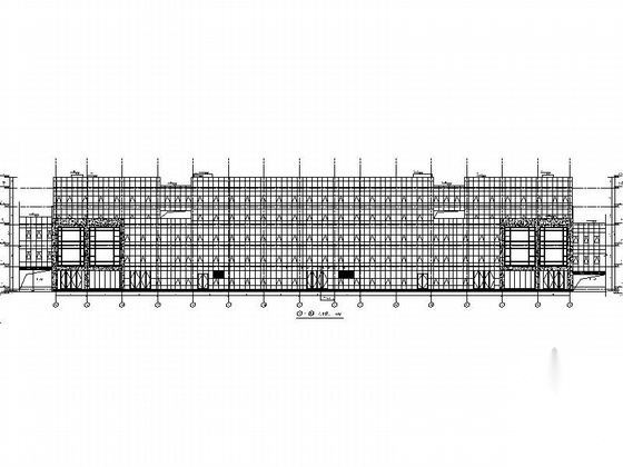 [成都]现代多层幕墙式商业建筑施工图cad施工图下载【ID:168303141】