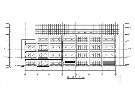 [成都]现代多层幕墙式商业建筑施工图cad施工图下载【ID:168303141】