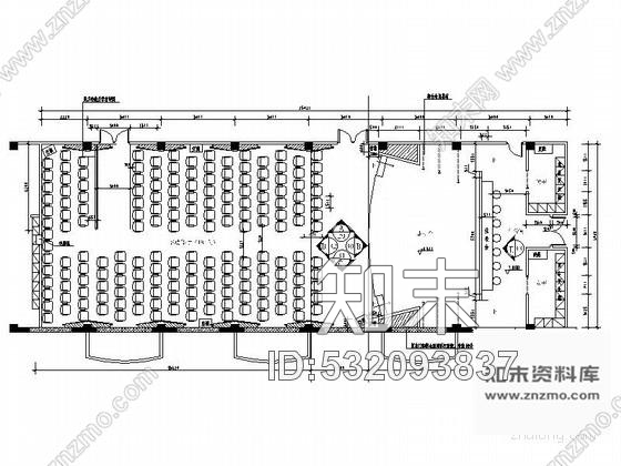 施工图四川某职工演艺大厅多功能厅装修图cad施工图下载【ID:532093837】