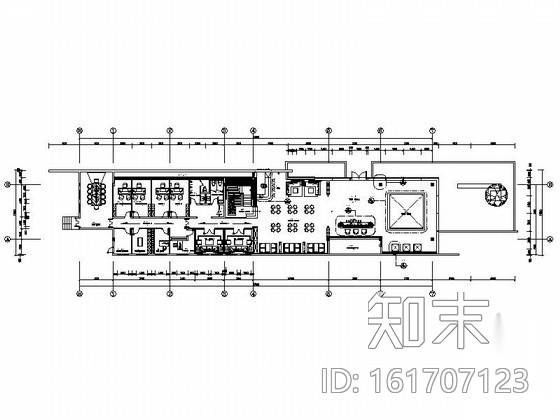 [浙江]现代新城高档售楼中心室内装修施工图cad施工图下载【ID:161707123】