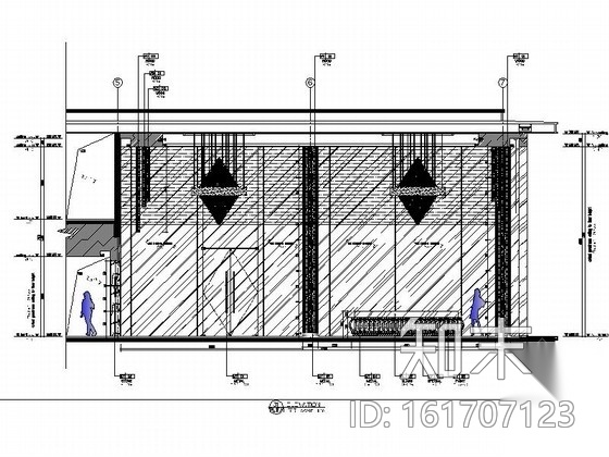 [浙江]现代新城高档售楼中心室内装修施工图cad施工图下载【ID:161707123】