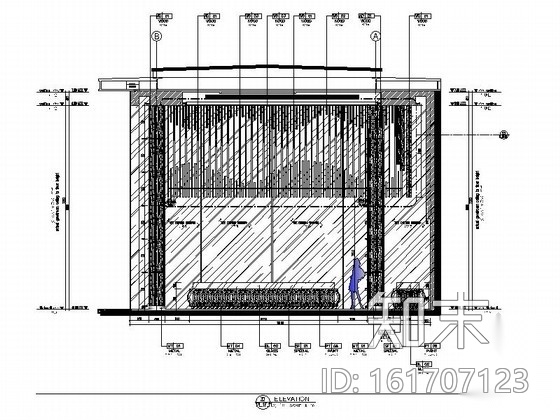 [浙江]现代新城高档售楼中心室内装修施工图cad施工图下载【ID:161707123】