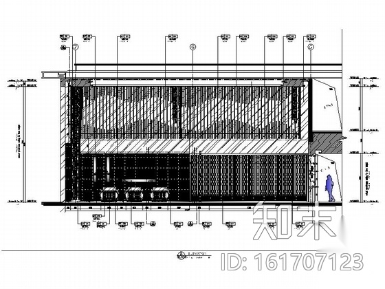 [浙江]现代新城高档售楼中心室内装修施工图cad施工图下载【ID:161707123】