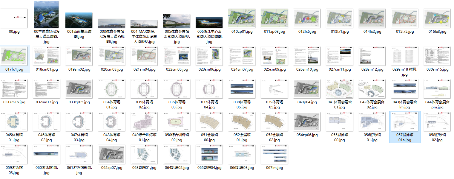 [江苏]国际会议中心体育会展中心建筑方案文本cad施工图下载【ID:165145199】