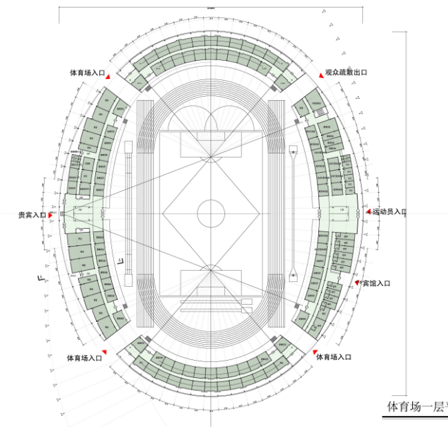 [江苏]国际会议中心体育会展中心建筑方案文本cad施工图下载【ID:165145199】