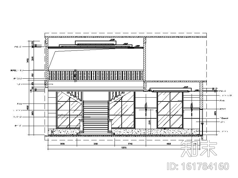 全套简约风格办公楼设计施工图cad施工图下载【ID:161784160】