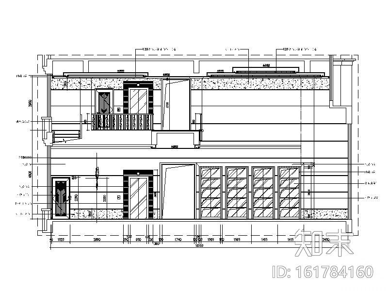 全套简约风格办公楼设计施工图cad施工图下载【ID:161784160】