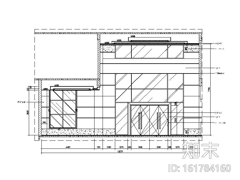 全套简约风格办公楼设计施工图cad施工图下载【ID:161784160】