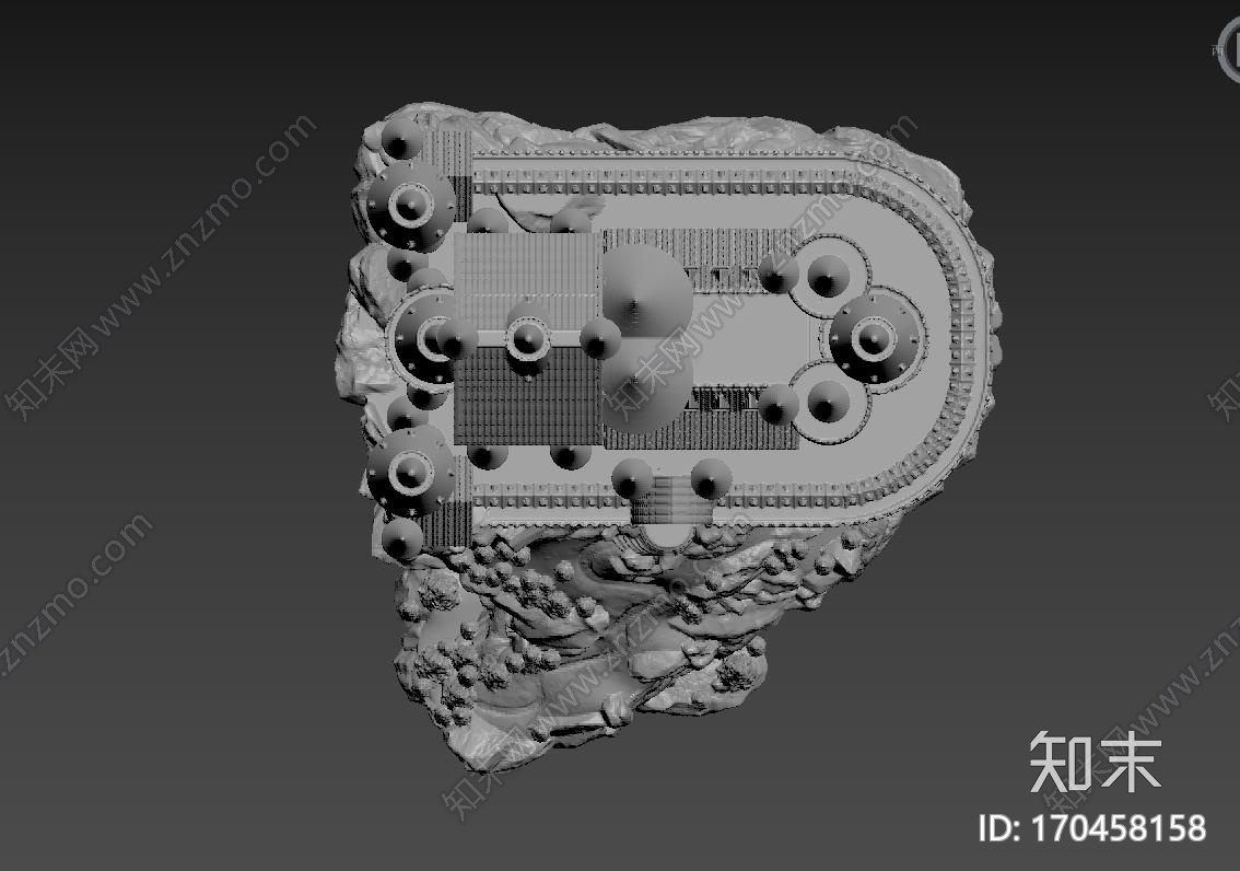 山城堡3d打印模型下载【ID:170458158】