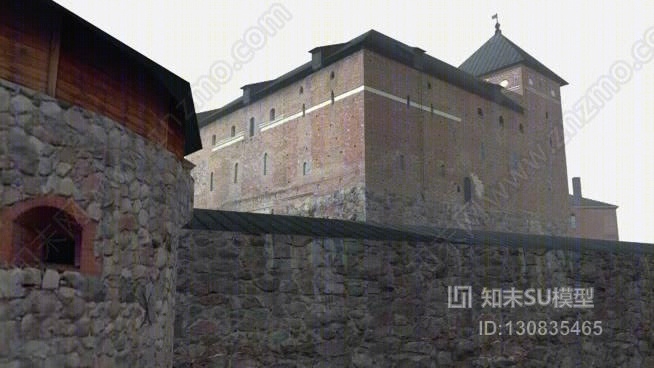 海梅的城堡SU模型下载【ID:130835465】