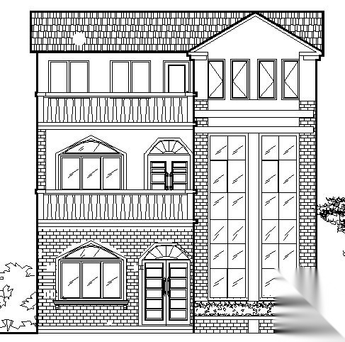 [睢县]某回族三层住宅楼建筑施工图cad施工图下载【ID:166072197】