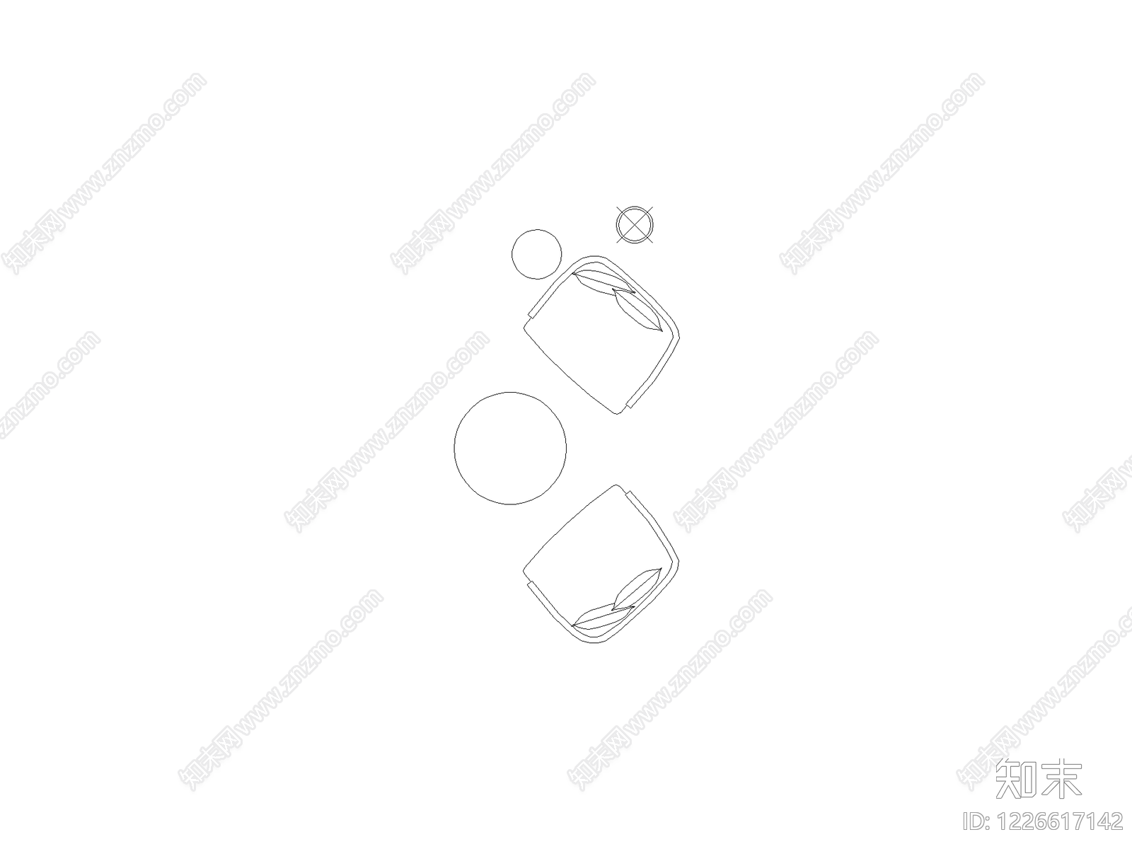椅子cad施工图下载【ID:1226617142】