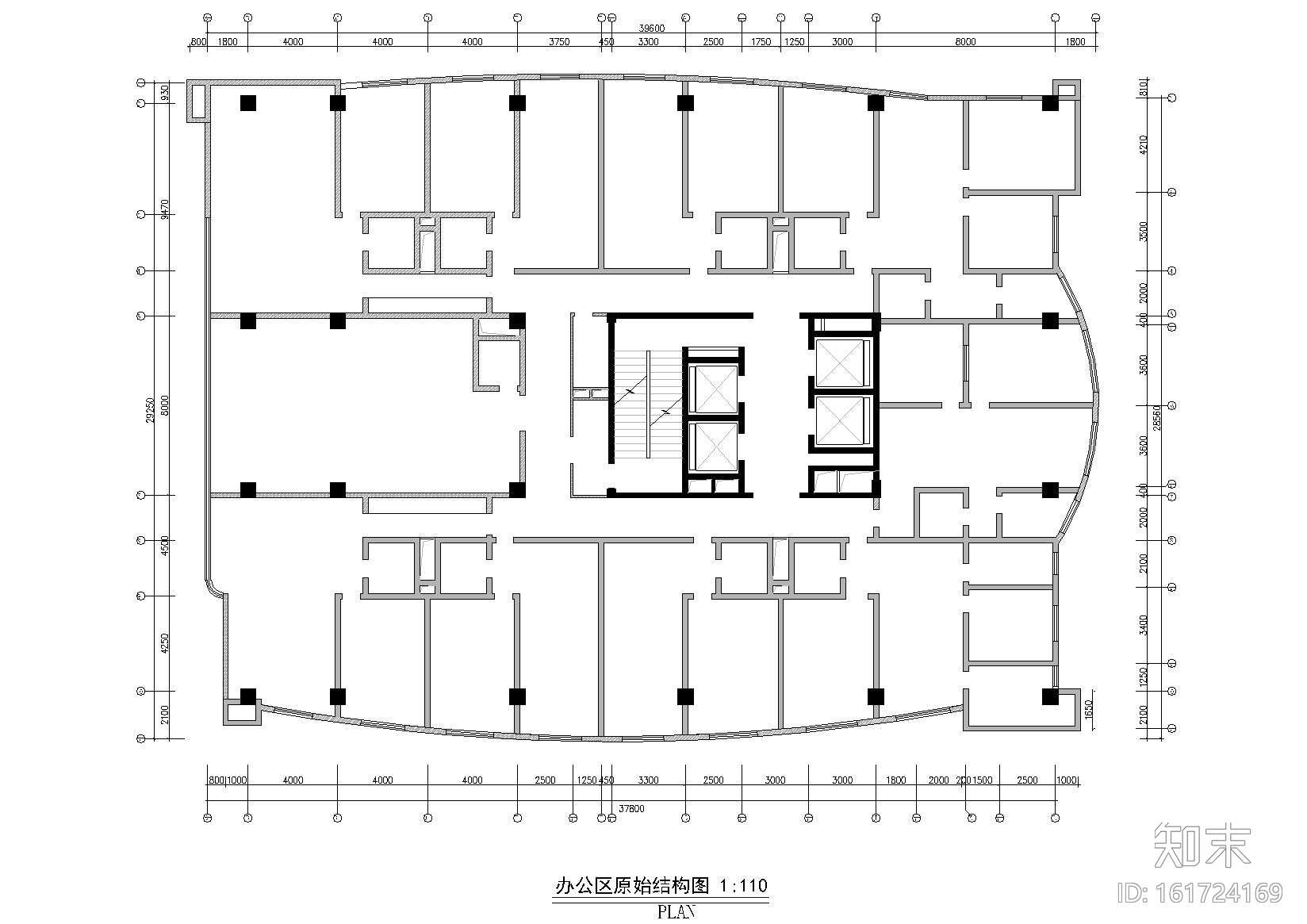 某简欧风格办公楼建设工程施工图+节点大样施工图下载【ID:161724169】