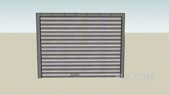 卷帘门SU模型下载【ID:17719491】