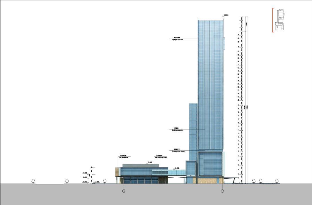 [广东]超高层玻璃幕墙高档办公酒店综合体方案文本（含c...施工图下载【ID:149939188】