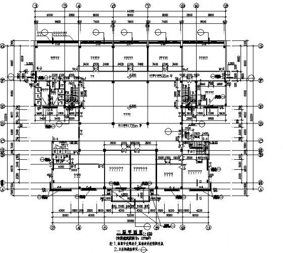 某生物反应基地三层办公楼建筑方案图cad施工图下载【ID:151432108】