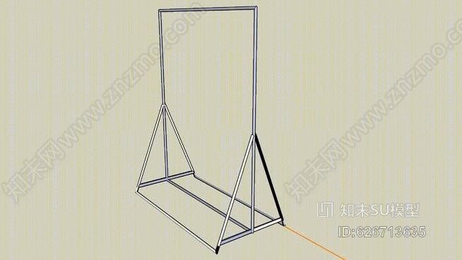 涡轮式晾衣架SU模型下载【ID:626713635】