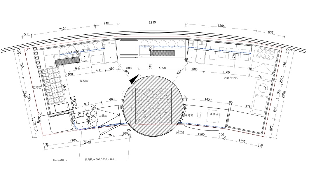 [上海]奶茶店-快乐柠檬上海正大广场店丨效果表现+CADcad施工图下载【ID:160425154】