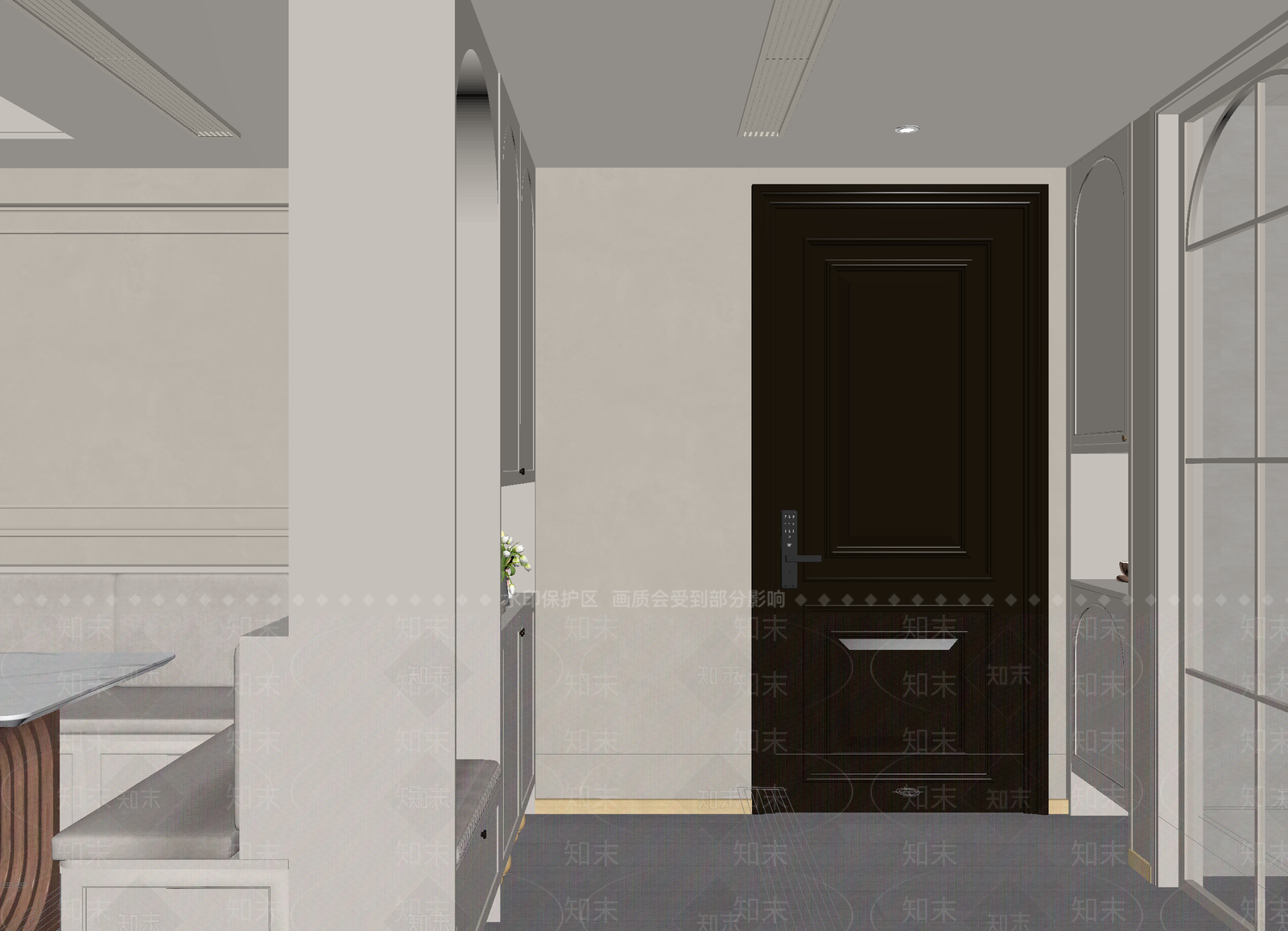 法式玄关3D模型下载【ID:1215193180】