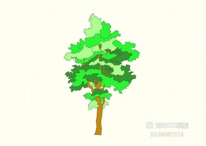 2D植物树SU模型下载【ID:26581214】