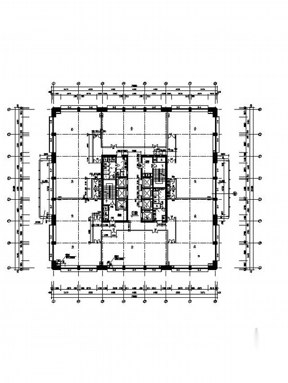 [广东]26层玻璃幕墙办公大厦设计施工图（知名建筑&nbsp...cad施工图下载【ID:168482145】
