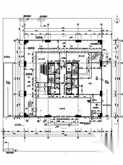 [广东]26层玻璃幕墙办公大厦设计施工图（知名建筑&nbsp...cad施工图下载【ID:168482145】