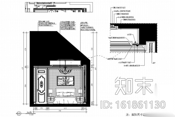 [上海]交通便利高档森林住宅区欧式风格两层别墅装修图cad施工图下载【ID:161861130】